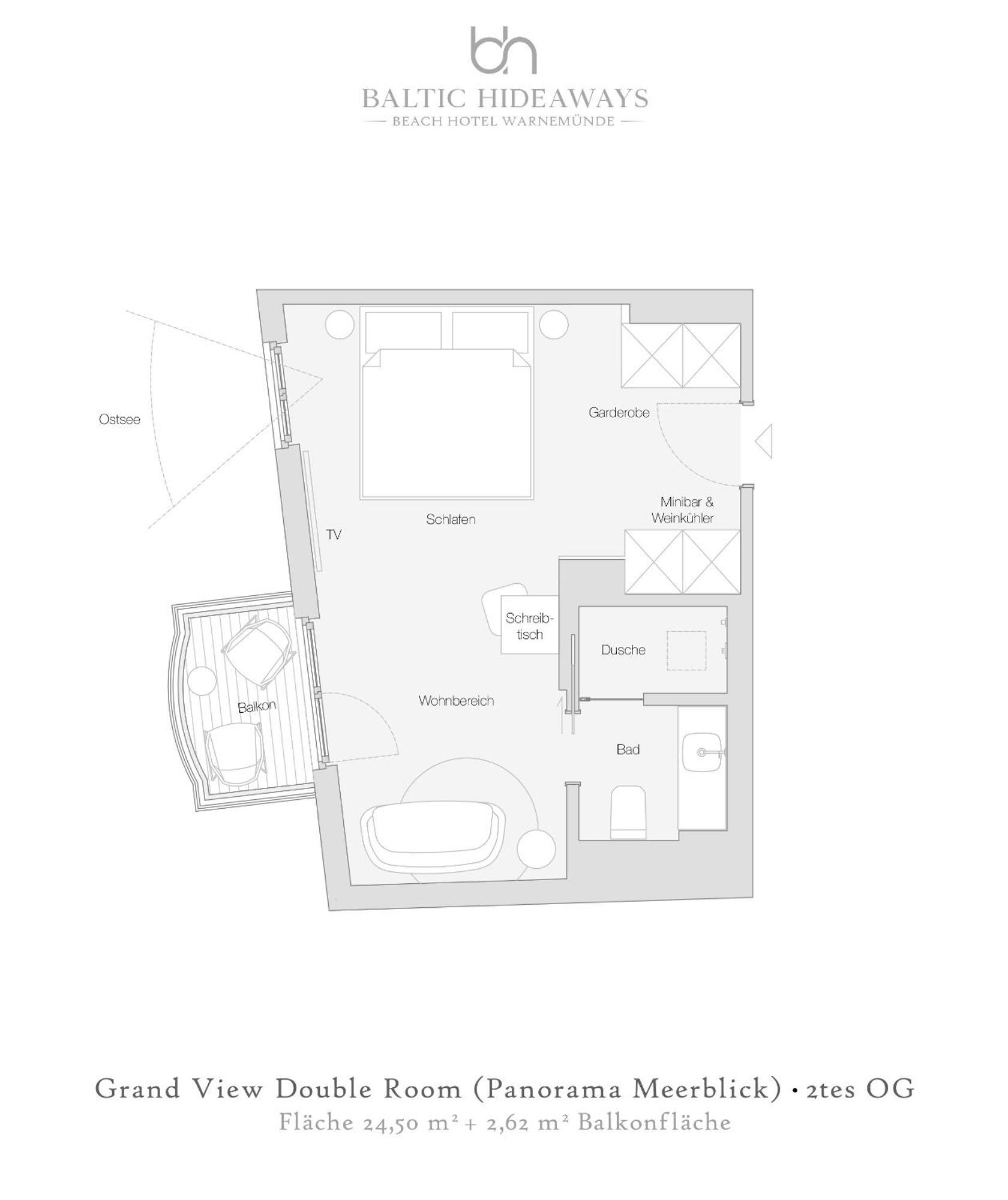 Baltic Hideaways Beach Hotel Warnemuende Rostock Room photo